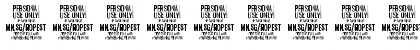 Ropest PERSONAL USE ONLY Regular Font
