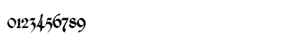 Kingthings Calligraphica Regular Numeric Preview