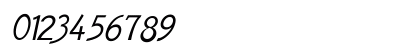 QuickType Sans Italic Numeric Preview