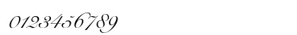 R791-Script Regular Numeric Preview