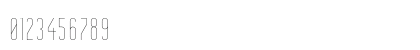 Blanch Condensed Light Numeric Preview
