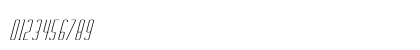 Rschasline Italic Numeric Preview