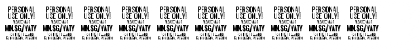 Yaty PERSONAL USE ONLY Regular Font