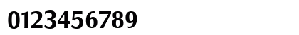 SalzburgSerial Bold Numeric Preview