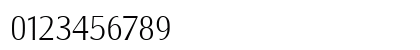 SalzburgSerial-Xlight Regular Numeric Preview