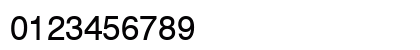 Sans Regular Numeric Preview