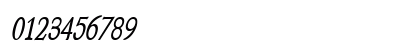 Schroeder Condensed Bold Italic Preview