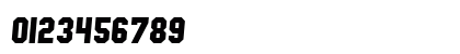 SF Collegiate Solid Bold Italic Preview