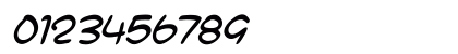 SF Toontime B Italic Preview