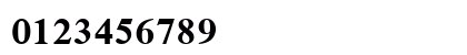 Simplified Arabic Bold Numeric Preview