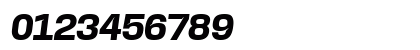 Base Neue Wide Obl Bold Italic Numeric Preview