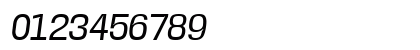Base Neue Wide Obl Italic Numeric Preview
