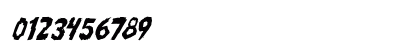 skrunch Italic Numeric Preview