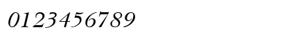 BaskervilleGreek RomanItalic Preview