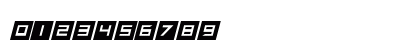 Squaresharps Italic Preview