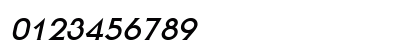 Staid Bold Italic Numeric Preview