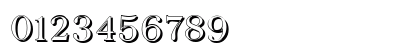 BaskervilleShadow-Light Regular Numeric Preview