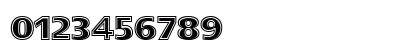 Star Jedi Outline Regular Numeric Preview