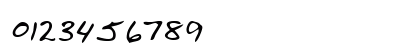 AcaciasHand Regular Numeric Preview