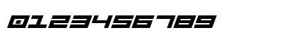 Stuntman Expanded Italic Expanded Italic Numeric Preview