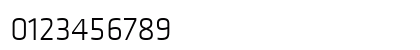 Klavika Light Numeric Preview