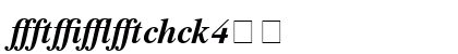 Times Profi Bold Italic Numeric Preview