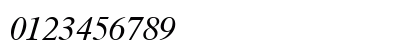 TimesTen LT Roman Italic Numeric Preview