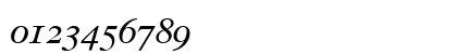 TimesTenOldstyleFigures RomanItalic Numeric Preview