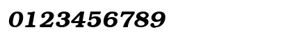 TR Bookman Bold Italic Numeric Preview
