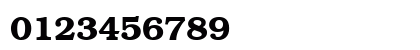 TR Bookman Bold Numeric Preview