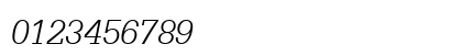 Serifa Lt BT Light Italic Preview