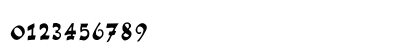 FoxScript Regular Numeric Preview