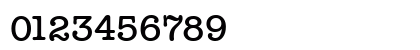 TypewriterSerial-Medium Regular Numeric Preview