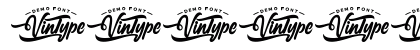Typewriterz Demo Bold Numeric Preview