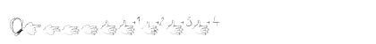 fractrish Regular Numeric Preview