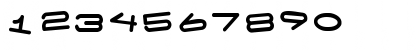 7 days fat rotated Regular Font