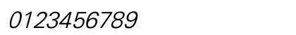 Univers-Light Italic Preview