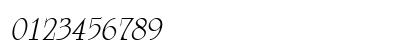 University Italic Numeric Preview