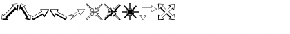 Carr Arrows (outline) Regular Font