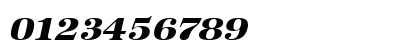 URWAntiquaTUltBolExtWid Oblique Numeric Preview
