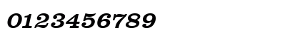 URWClarendonTWid Oblique Numeric Preview