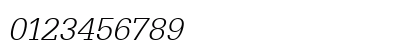 URWEgyptienneTLig Oblique Numeric Preview