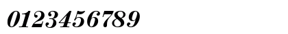ValenciaSerial-Xbold Italic Numeric Preview
