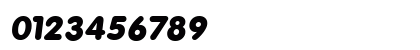 VolkswagenSerial-Heavy Italic Numeric Preview