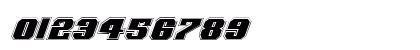 Voortrekker Pro Italic Numeric Preview
