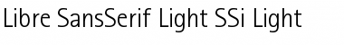 Libre SansSerif Light SSi Light