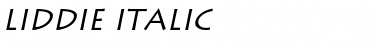 Liddie Italic