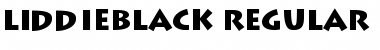 LiddieBlack Font