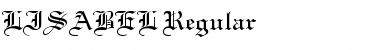 LISABEL Regular Font