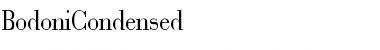BodoniCondensed Normal Font